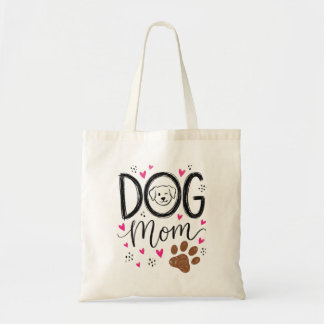 Hundmamma Valp Ansikte Totebag Tygkasse