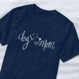 Hundmamma Whimsical Modern Handskriven Unisex T Shirt