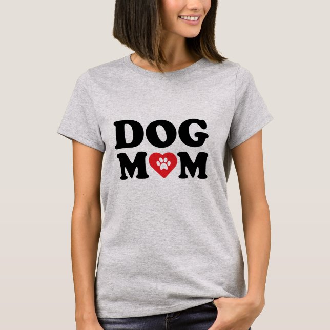Hundmammaskjorta T Shirt (Framsida)