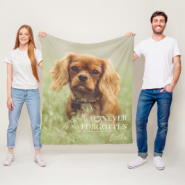 Hundminnesgåva | Sjal för husdjurförlust i fleece