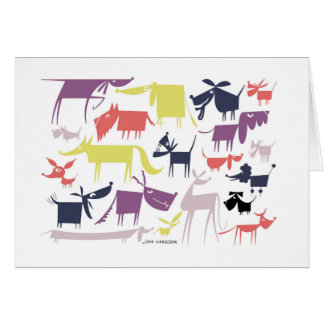 Hundpacke Hälsningskort