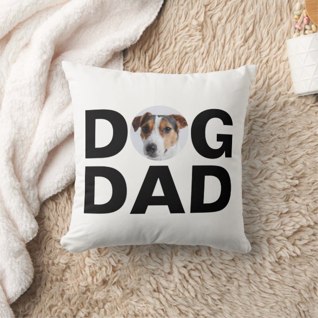 Hundpappa, anpassad bild, pappagåva kastkudde kudde (Filt)
