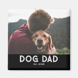 Hundpappa Etablerad Foto Present Magnet