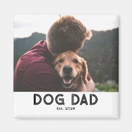 Hundpappa Etablerad Foto Present Magnet