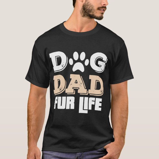 hundpappa för livgåvan för tjock för hund t shirt (Framsida)