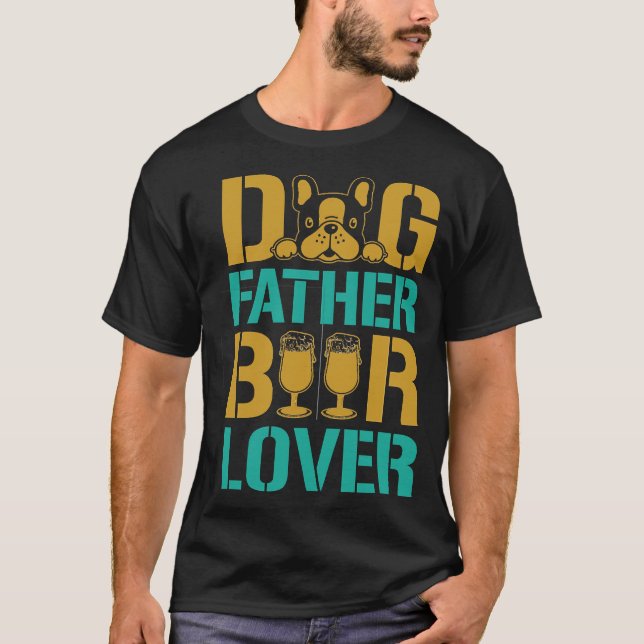 Hundpappa ölfantast t shirt (Framsida)