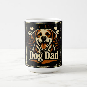 Hundpappa – Stolt Canine Fader Kärlek Kaffemugg