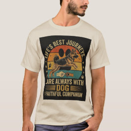 Hundpappa Tysk Shepherd Hoodie T Shirt