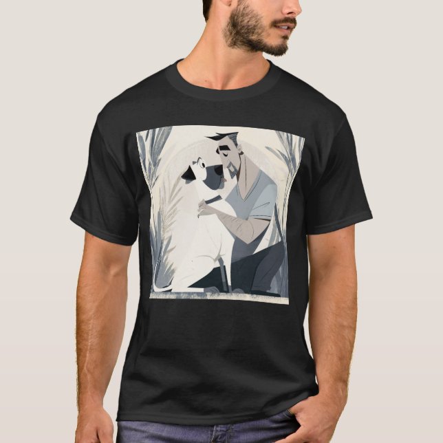 Hundpappamoment T Shirt (Framsida)