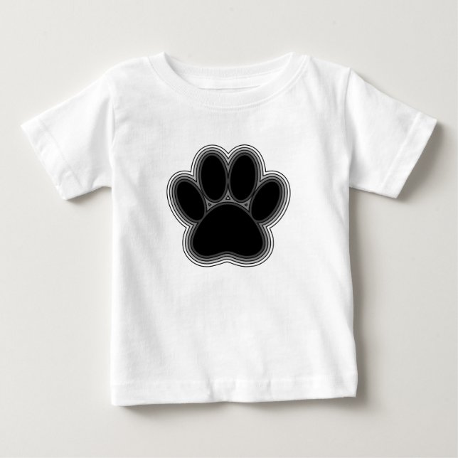 Hundpaw Med Konturer Tröja (Framsida)