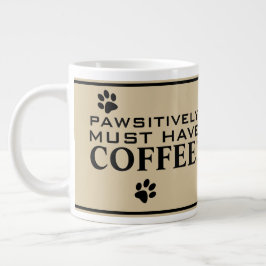 Hundpaw Typografi Kaffelskares Specialitet Jumbo Mugg