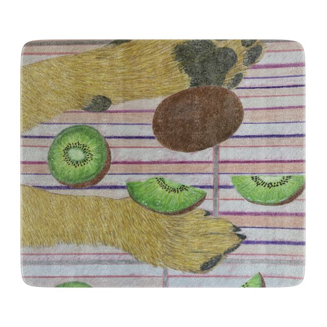 Hundpaws och kiwiskärbräda (Framsidan)