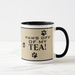 Hundpawstypografi Teälskares specialitet Mugg