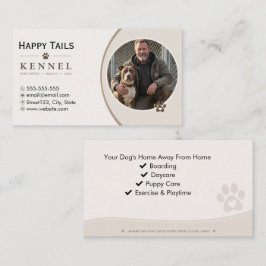 Hundpensionat, Dagis & Uppfödare | Anpassad Kennel Visitkort