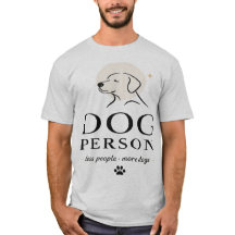 Hundperson – Mindre människor fler hundar T-shirt