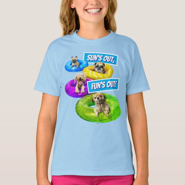 Hundpoolparty T Shirt (Framsida)