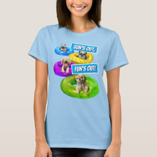 Hundpoolparty T Shirt