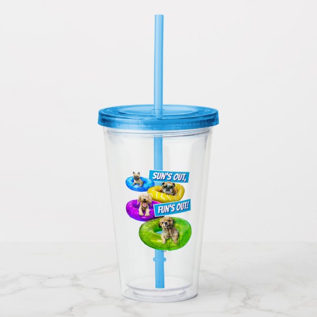 Hundpoolparty Take Away Mugg (Framsida)