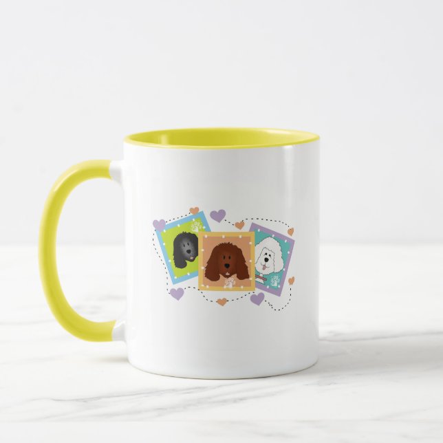 HundporträttTshirts och gåvor Mugg (Vänster)