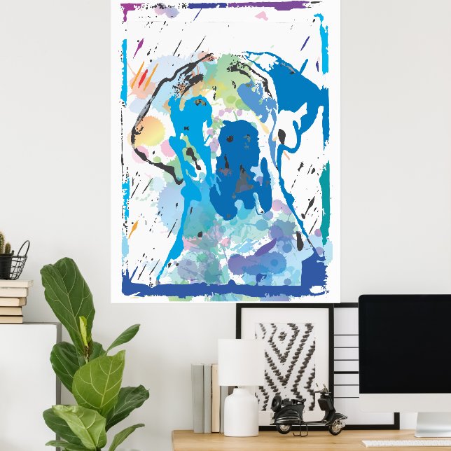 Hundposter Esra Modern Poster (Hemmakontoret)