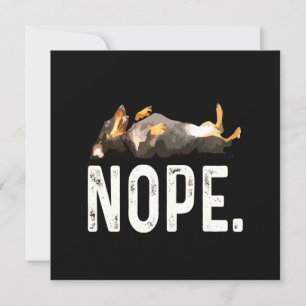 Hundpresent Miss Dachshund. Nej. Inbjudningar