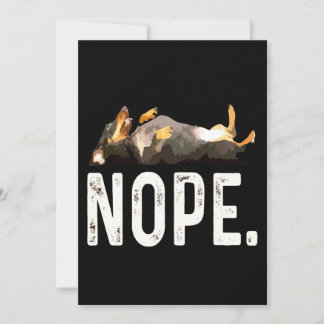 Hundpresent | Miss Dachshund. Nej. Julkort