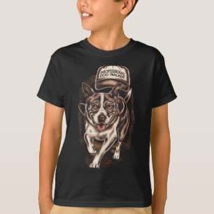 Hundpromenad Professionell Hundpromenad Hatt Grafi T Shirt