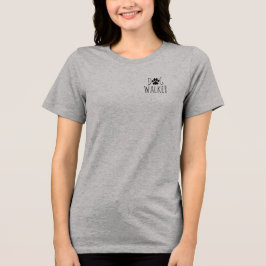 'Hundpromenerare' minimalistisk charmig lekfull hu T Shirt