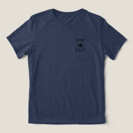 'Hundpromenerare' minimalistisk snygg anpassningsb T Shirt