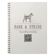 Hundpromenerare QR-kod företagsvarumärke Dragsko