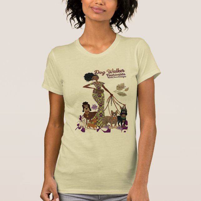 Hundpromenerare T Shirt (Framsida)
