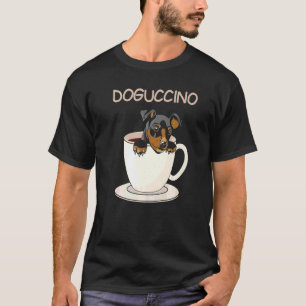 Hundpuccino Husdjur I En Kaffe Cappuccino Hund Pyj T Shirt