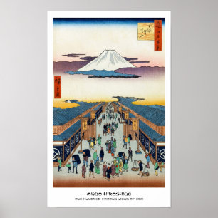 Hundra berömd beskådar av Edo Ando Hiroshige Poster