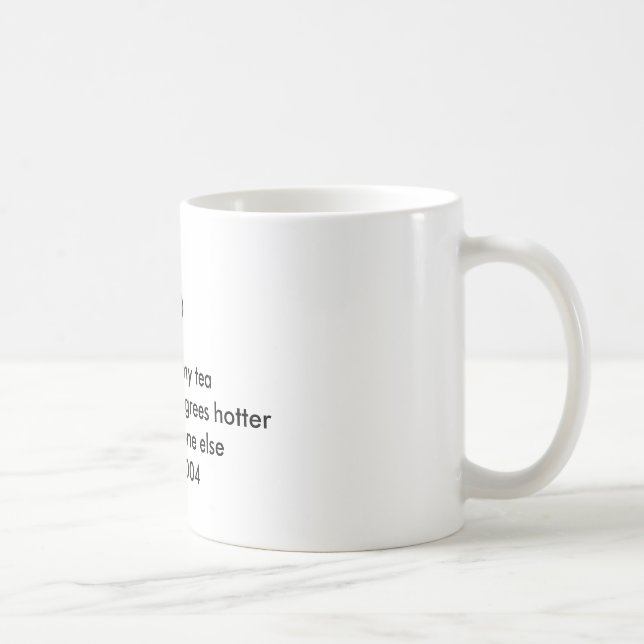 Hundra grader Hotter muggen Kaffemugg (Höger)