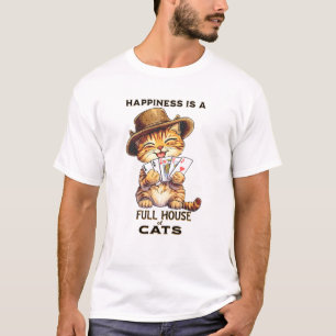 HUNDRAGEN ÄR ETT FULLT KATTPoker T Shirt