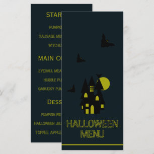 Hundrahus, Halloween Menu Meny