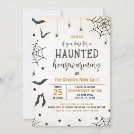 Hundrakammaruppvärmning i Halloween fest Inbjudningar