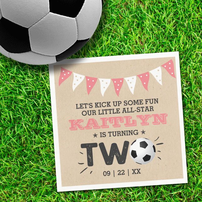 Hundrastjärnig fotbolls-EM Pappersservett (Skapare uppladdad)