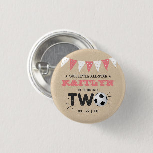 Hundrastjärnig fotbolls-EM Party Knapp