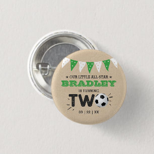 Hundrastjärnig fotbolls-EM Party Knapp