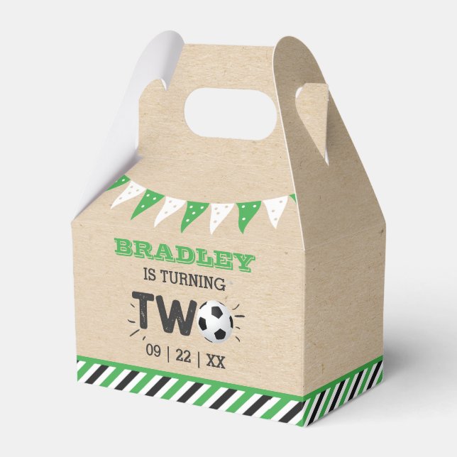 Hundrastjärnig fotbolls-EM Party Presentaskar (Framsidan Sidan)