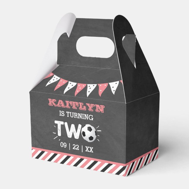 Hundrastjärnig fotbolls-EM Party Presentaskar (Framsidan Sidan)