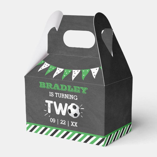 Hundrastjärnig fotbolls-EM Party Presentaskar (Framsidan Sidan)