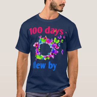 Hundratals dagar flög med roliga skolcitat 4 t shirt