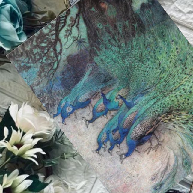 Hundratals påfåglar Warwick Goble Vykort (Skapare uppladdad)