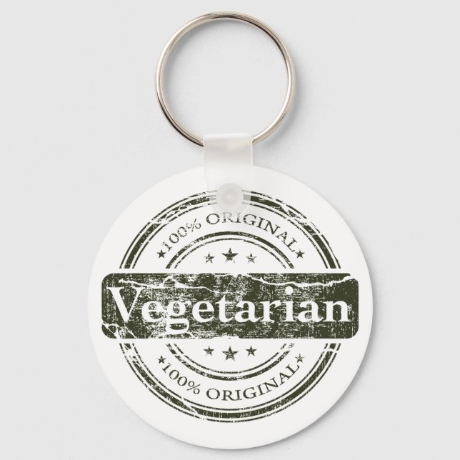 Hundratals procent vegetarian nyckelring (Framsida)