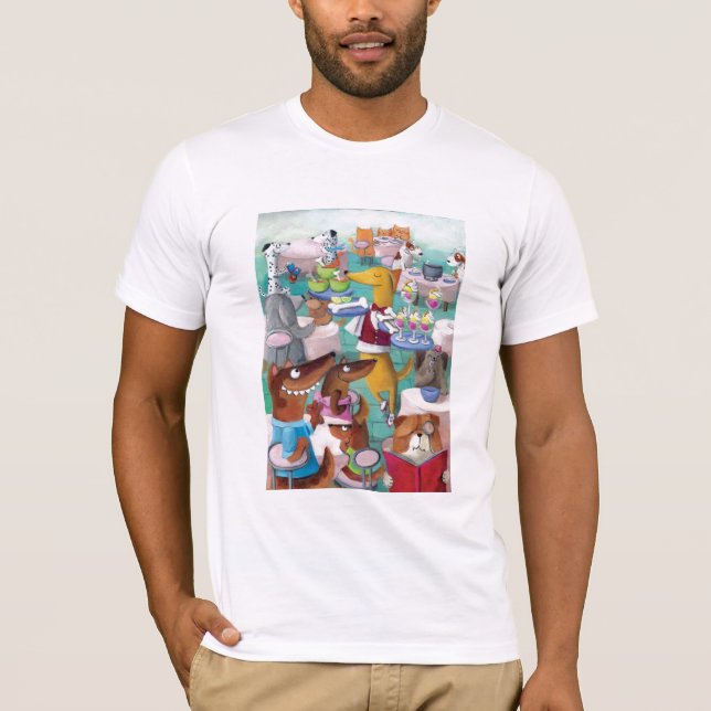 Hundrestaurang T-shirt (Framsida)