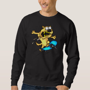 HundridningSkateboard Lång Ärmad Tröja