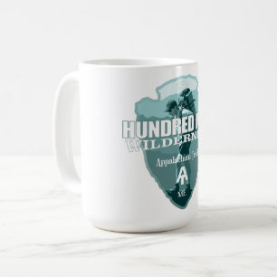 Hundröd Mile Wilderness (pilhuvud T) Kaffemugg