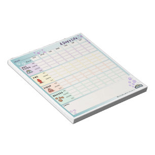 Hund's Life Daily Tracker Anteckningsblock (Söndag